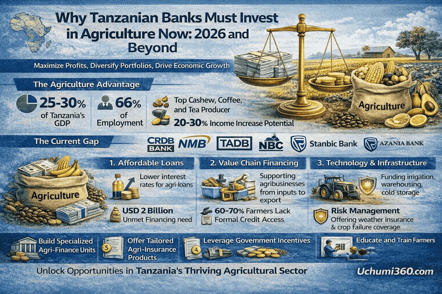 Why Tanzanian Banks Must Invest in Agriculture Now: A 2026 and Beyond