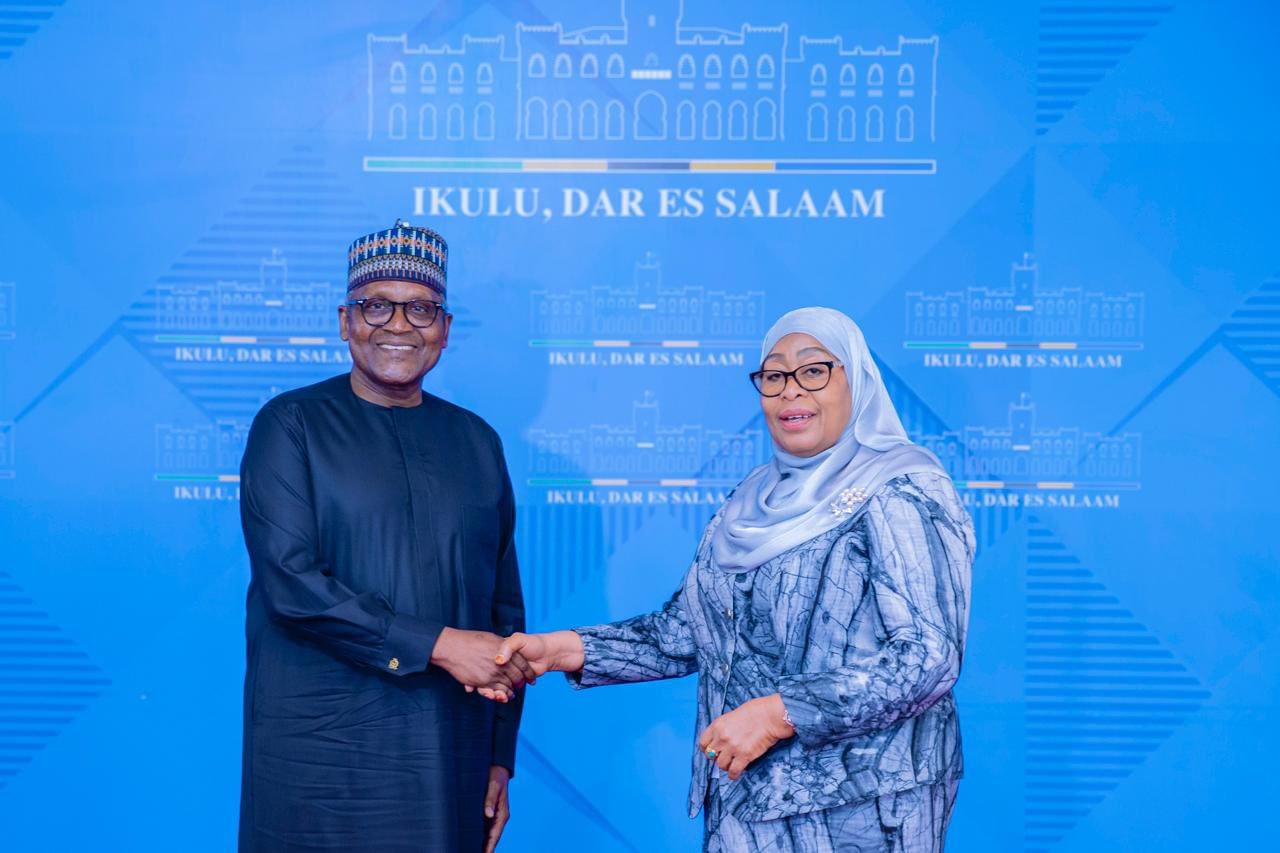 Aliko Dangote, World's Richest Black Man, Met President Samia at State House Dar es Salaam. A USD 17 Billion Refinery and a Fertiliser Partnership Are on the Table.