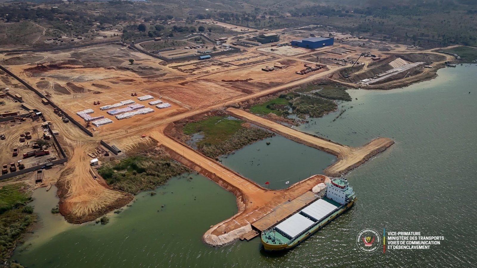 DRC's New Lake Tanganyika Kalemie Port Already Shipped Its First Lithium Cargo, Before It's Even Finished