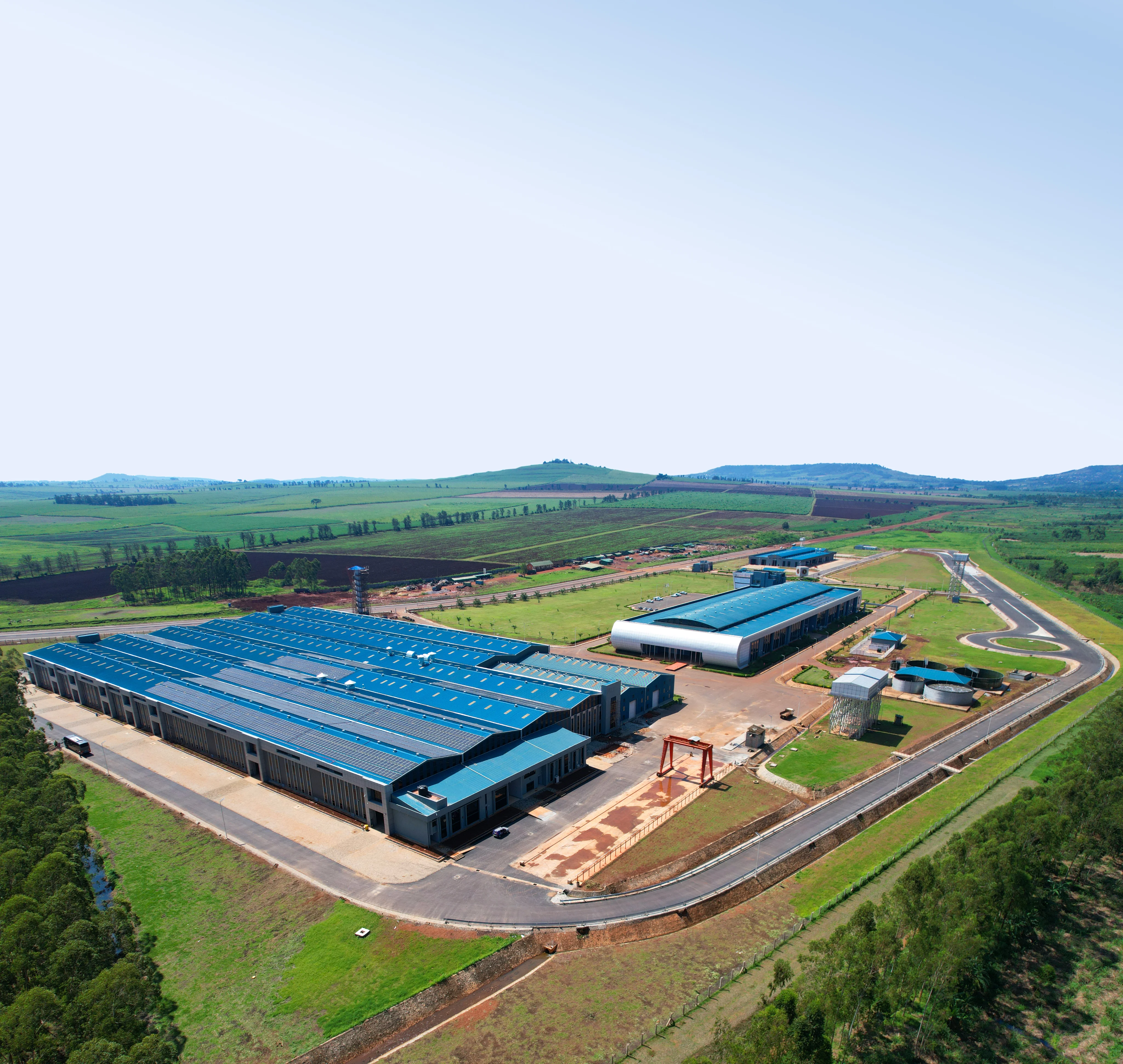 Newly constructed Kiira Motors' Automotive plant in Jinja, Uganda