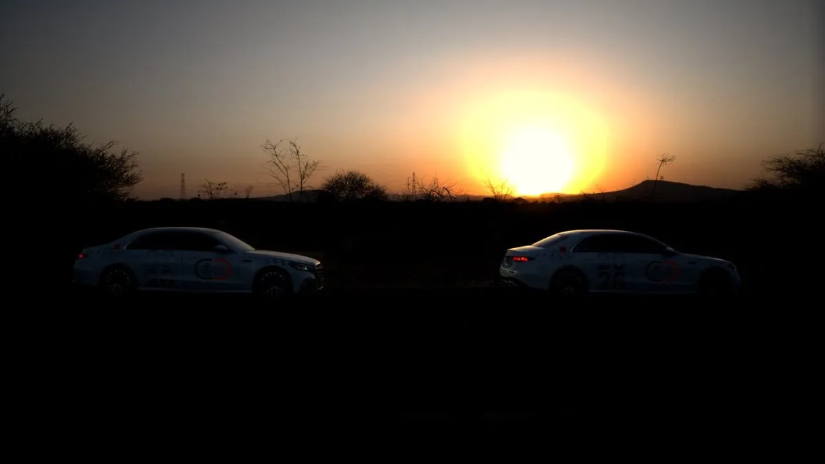 Beautiful sunset capture along the way from the Namanga border to Arusha